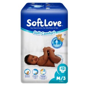 SoftLove Baby Diaper - Medium 12pcs
